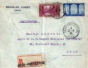 Oran enveloppes pub 642